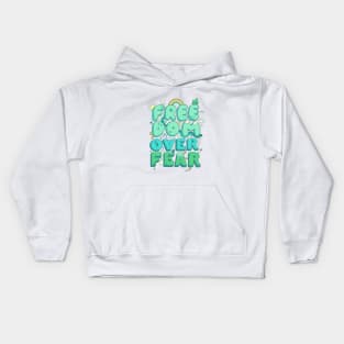 Freedom Over Fear Kids Hoodie